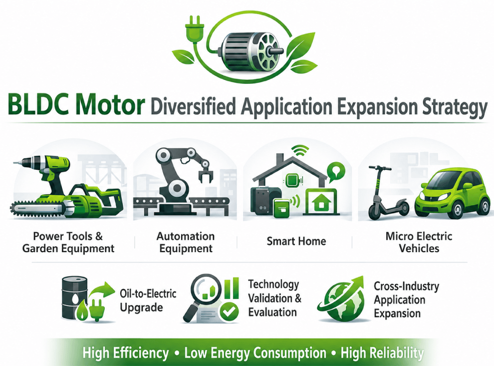 Power Technology Upgrade: Expansion of Diverse BLDC Applications