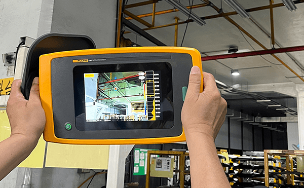 Compressed air pipeline leakage prevention inspection
