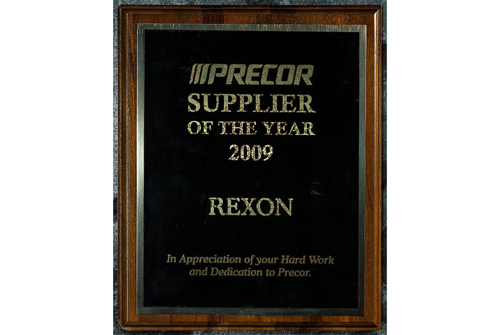 Precor-Supplier of the year